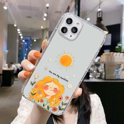 Sunshine Bloom Smile Clear Silicon Cover