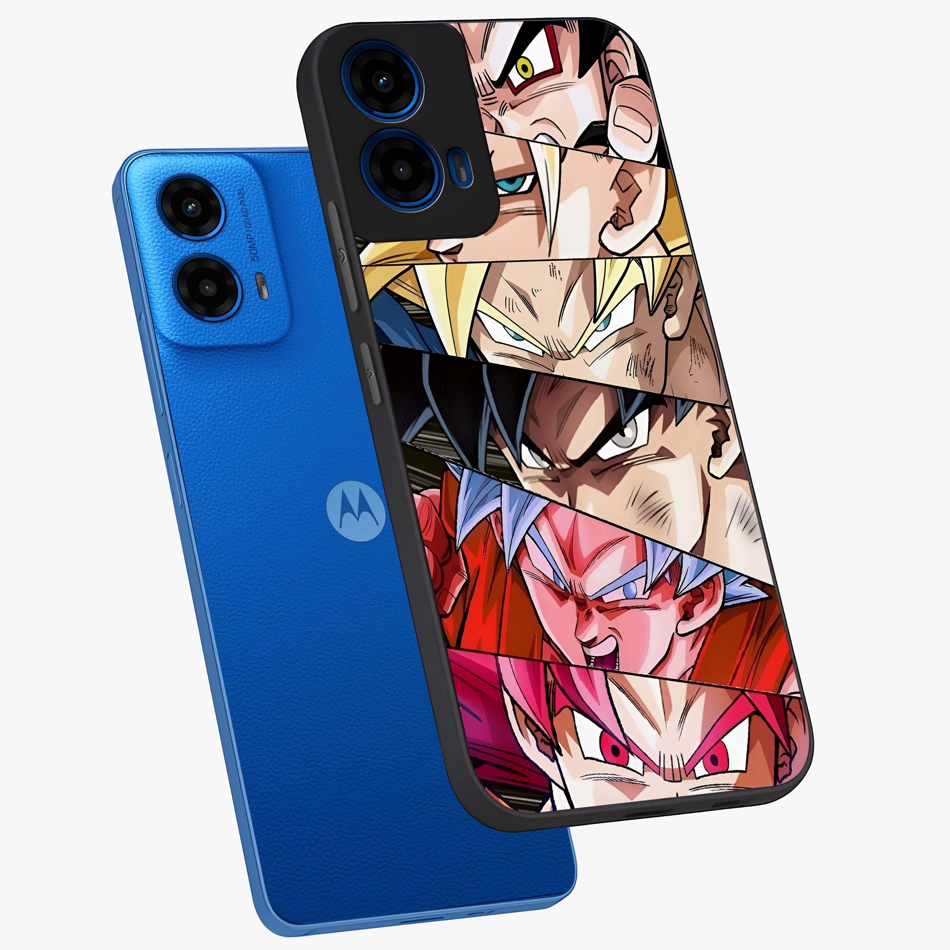 Anime Character Glass Case displayed in angled mockup highlighting colorful anime character illustration.