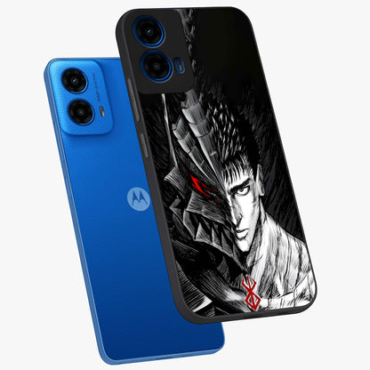 Berserker Blood Oath Glass Case displayed in angled mockup highlighting dark fantasy graphic design and powerful theme.