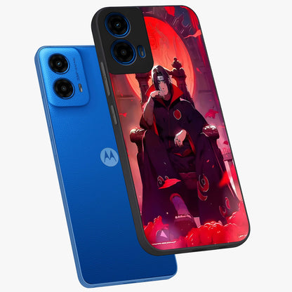 Blood Moon Sovereign Glass Case displayed in angled mockup highlighting dark celestial moon design and dramatic theme.