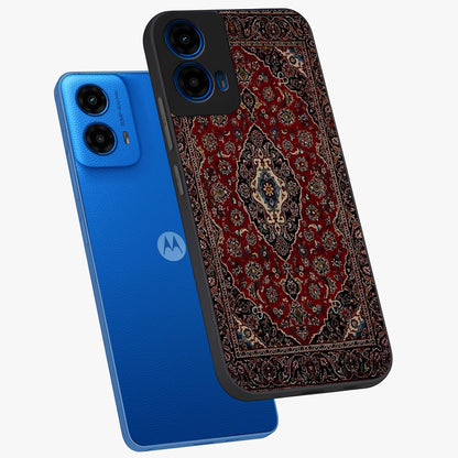 Heritage Carpet Royale Glass Case displayed in angled mockup highlighting intricate royal carpet design with heritage aesthetic.