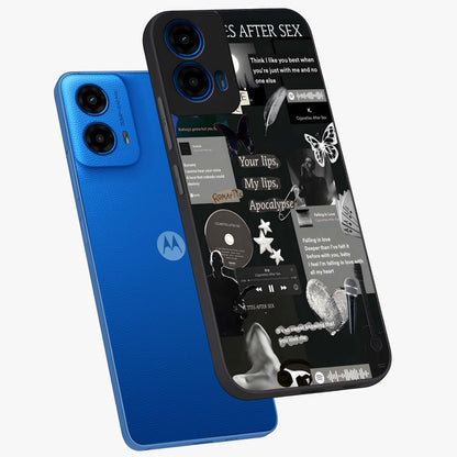 Midnight Love Echo Glass Case displayed in angled mockup highlighting elegant love inspired design with deep aesthetic style.