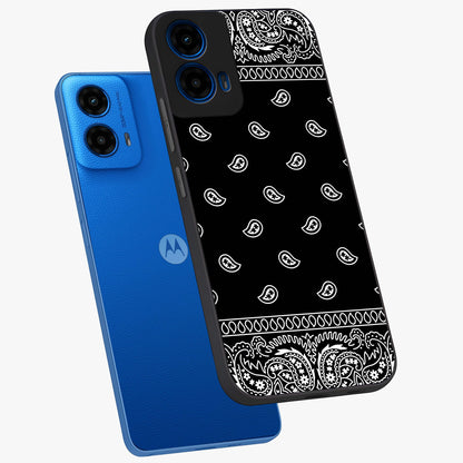 Retro Rebel Threads Glass Case displayed in angled mockup highlighting retro inspired graphic design with rebellious aesthetic.