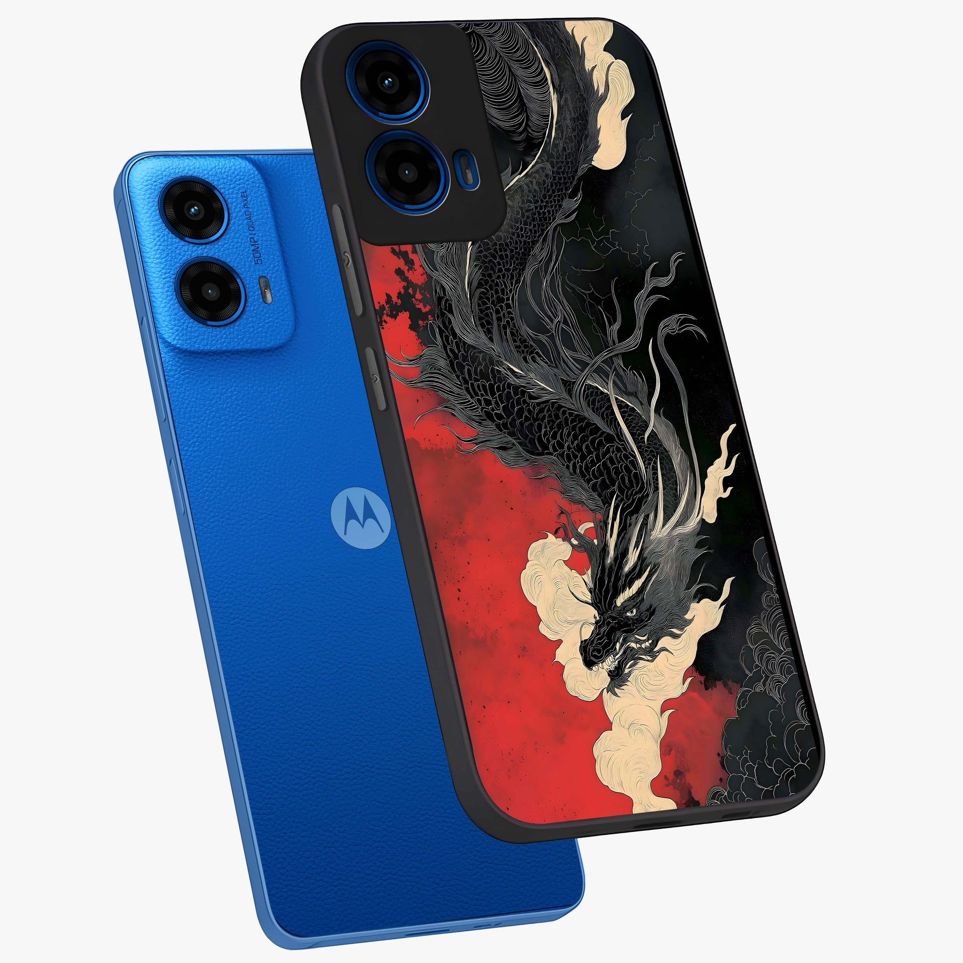 Shadow Dragon Fury Glass Case displayed in angled mockup highlighting powerful dragon illustration with dark fantasy aesthetic.
