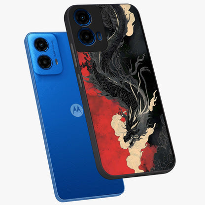 Shadow Dragon Fury Glass Case displayed in angled mockup highlighting powerful dragon illustration with dark fantasy aesthetic.