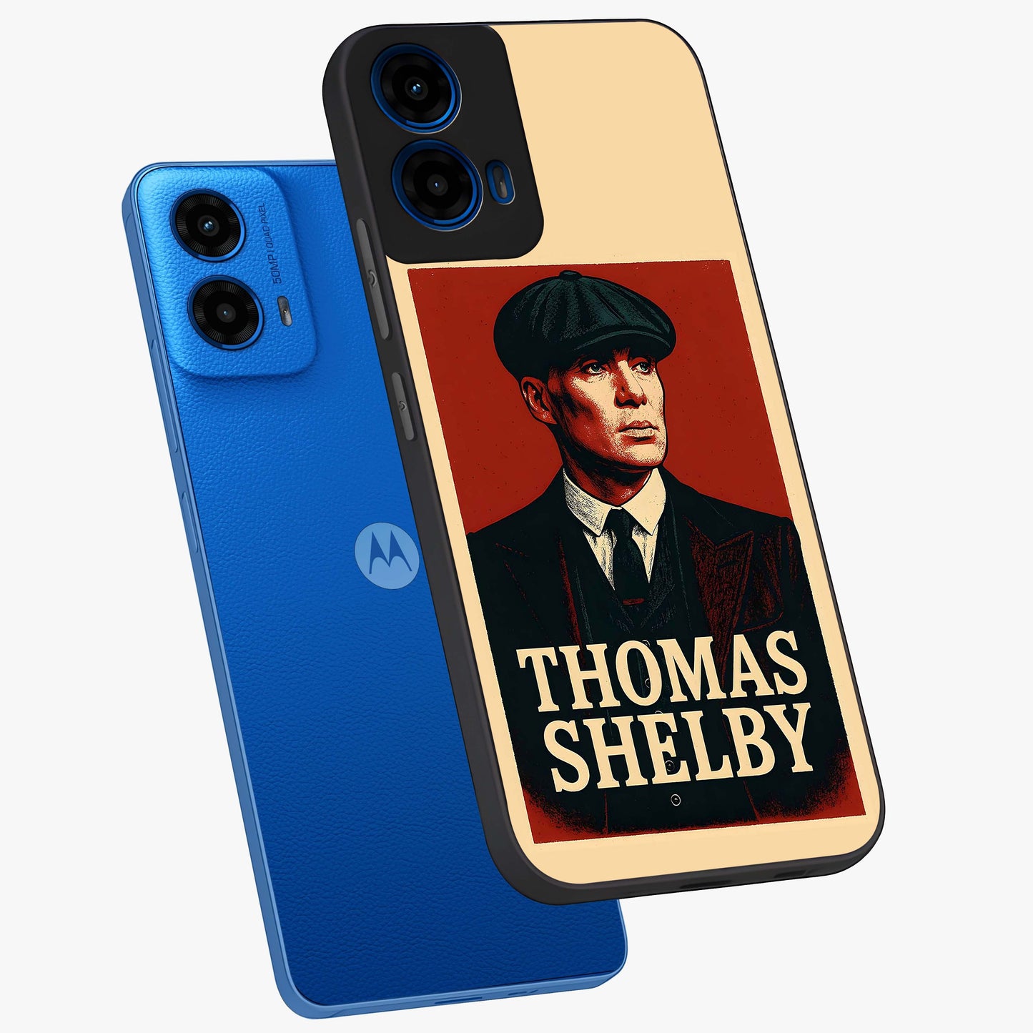Vintage Mafia Authority Glass Case displayed in angled mockup highlighting powerful retro design with classic gangster aesthetic.