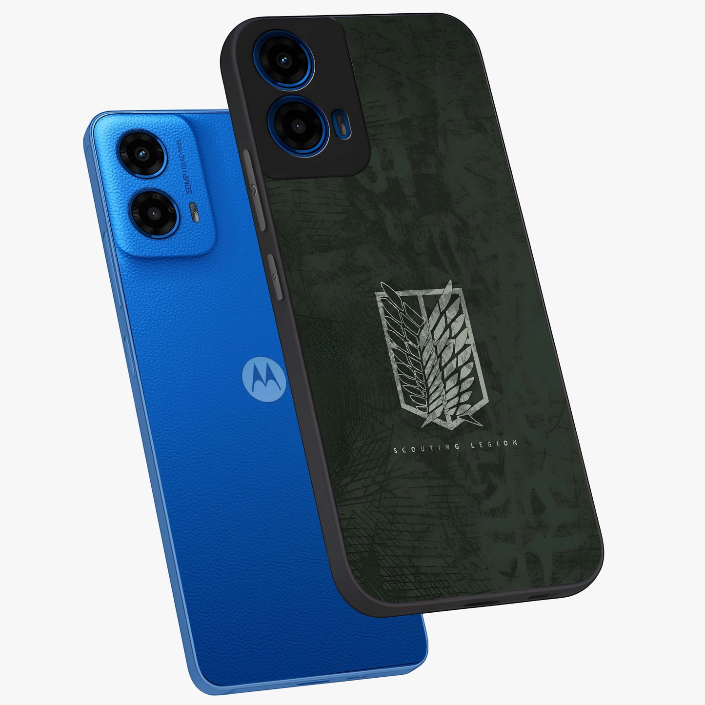 Wings Of Freedom Glass Case displayed in angled mockup highlighting graceful wing design with inspirational aesthetic.