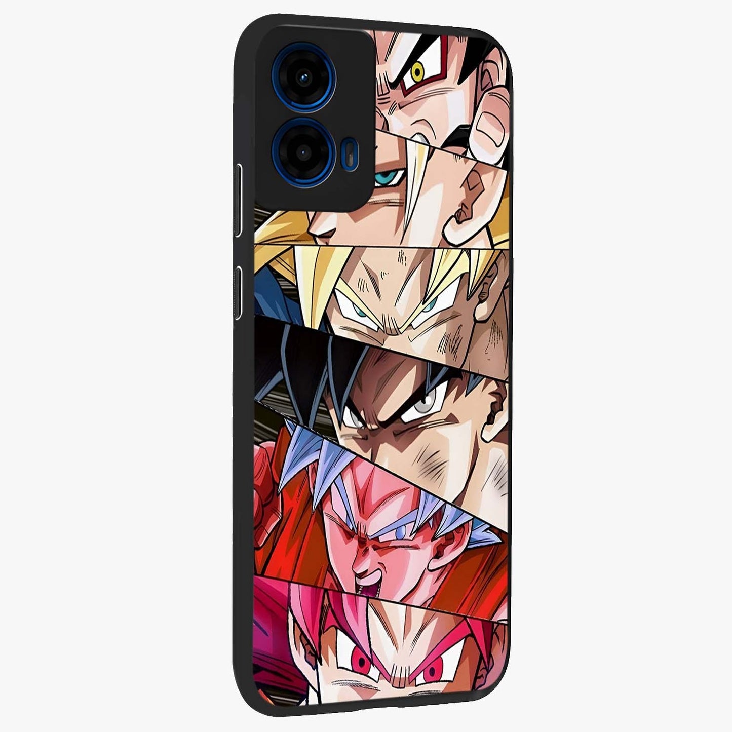 Anime Character Glass Case upright view showcasing expressive anime artwork with bold graphic style.