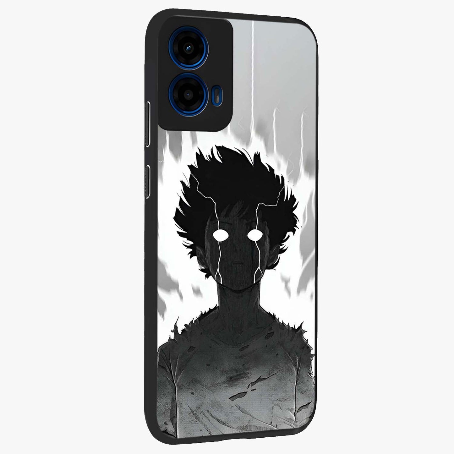 Awakened Inner Rage Glass Case upright view showcasing dramatic artwork with strong expressive aesthetic.