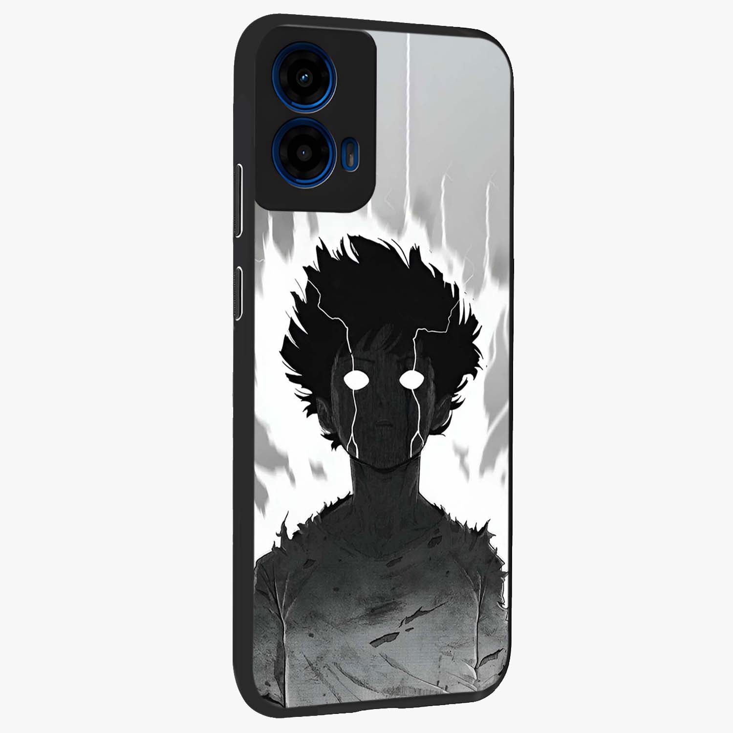 Awakened Inner Rage Glass Case upright view showcasing dramatic artwork with strong expressive aesthetic.