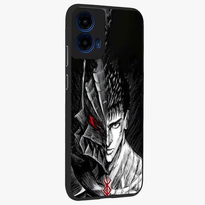 Berserker Blood Oath Glass Case upright view showcasing intense warrior aesthetic with dramatic artistic style.