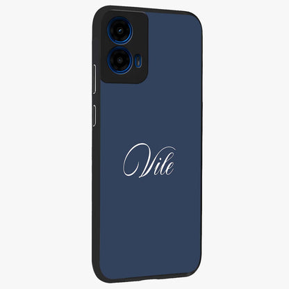 Blue Vintage Floral Pattern Glass Case displayed in angled mockup highlighting classic blue floral pattern and retro aesthetic design.