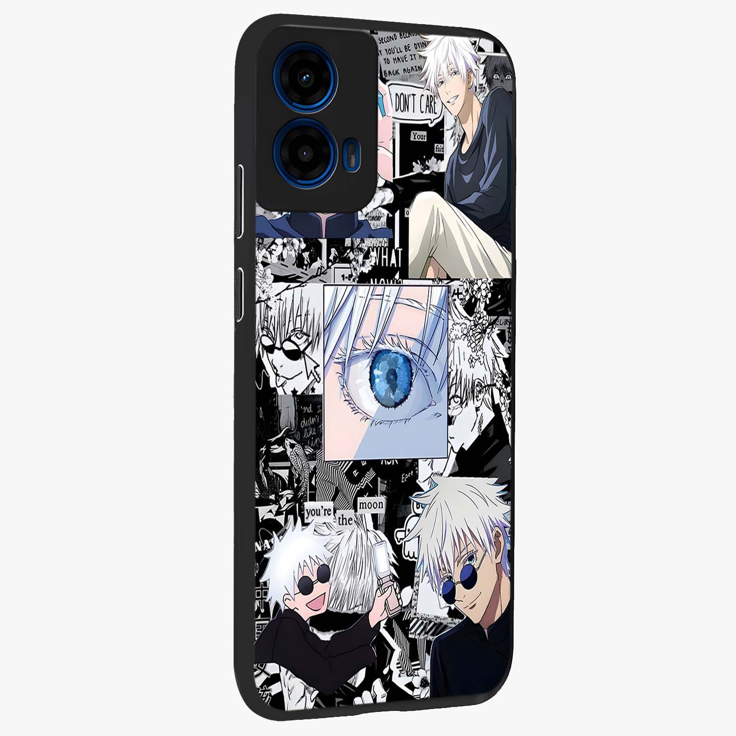 Infinity Sorcerer Chaos Glass Case upright view showcasing dramatic sorcerer artwork with chaotic mystical theme.