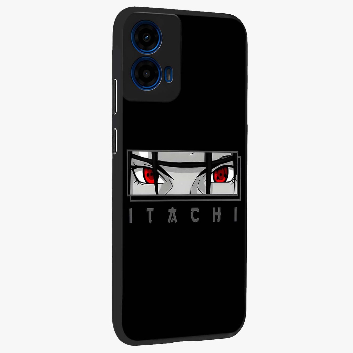Scarlet Gaze Dominance Glass Case upright view showcasing powerful dramatic artwork with dominant artistic theme.