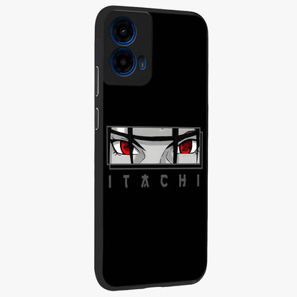 Scarlet Gaze Dominance Glass Case upright view showcasing powerful dramatic artwork with dominant artistic theme.