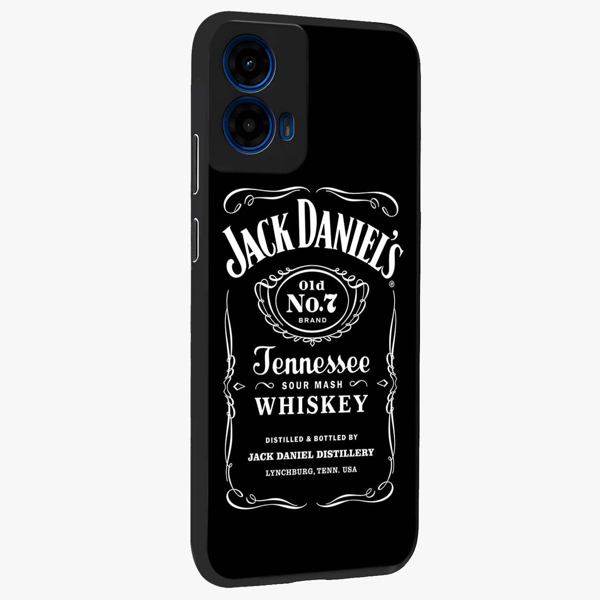 Vintage Whiskey Heritage Glass Case upright view showcasing stylish vintage whiskey artwork with timeless bar culture theme.