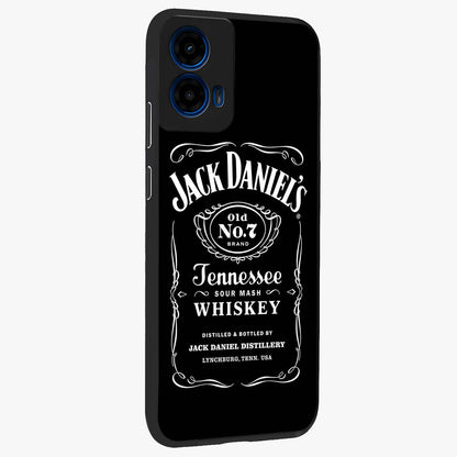 Vintage Whiskey Heritage Glass Case upright view showcasing stylish vintage whiskey artwork with timeless bar culture theme.