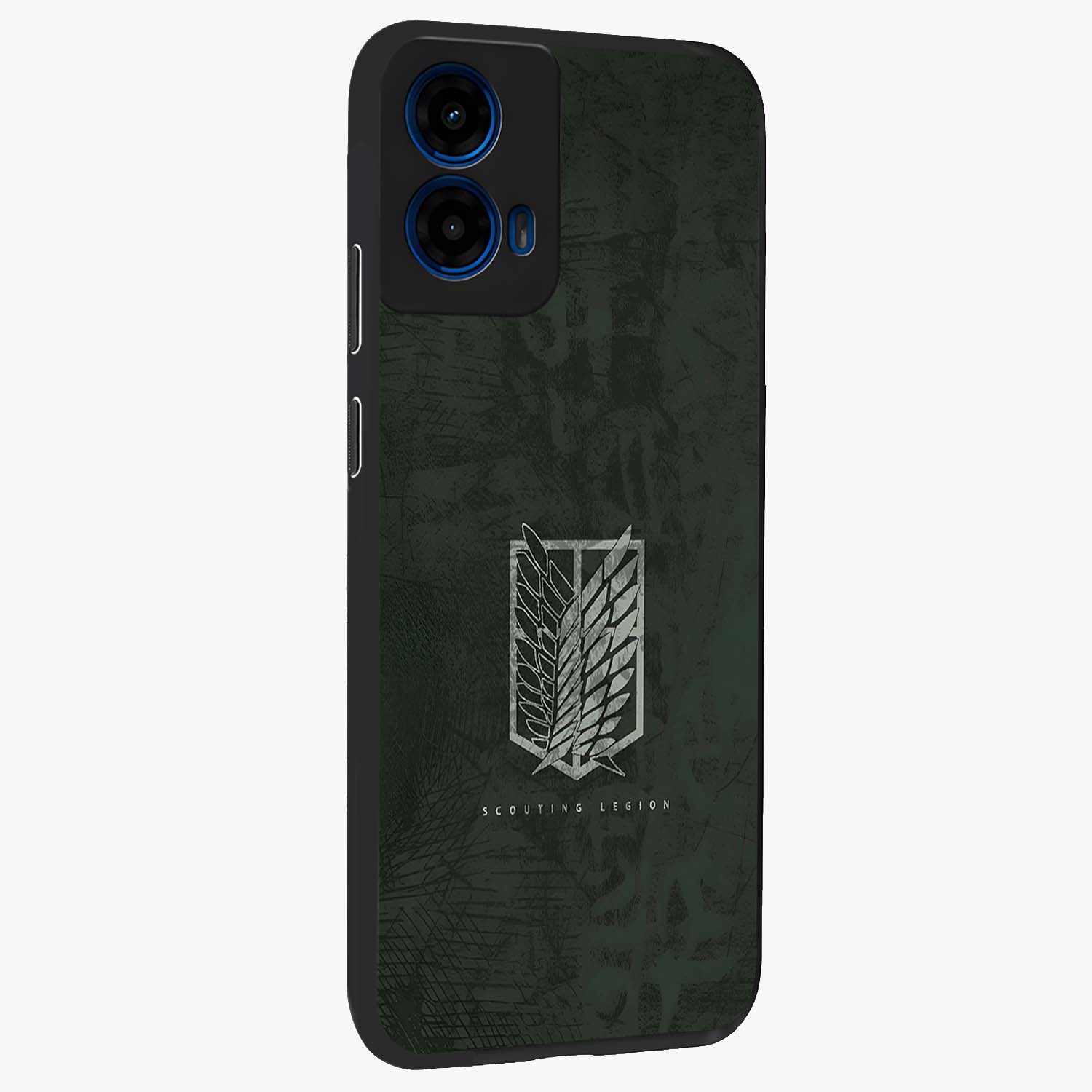 Wings Of Freedom Glass Case upright view showcasing powerful wings artwork with freedom themed design.