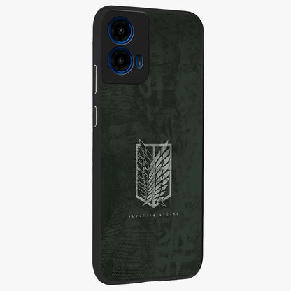 Wings Of Freedom Glass Case upright view showcasing powerful wings artwork with freedom themed design.