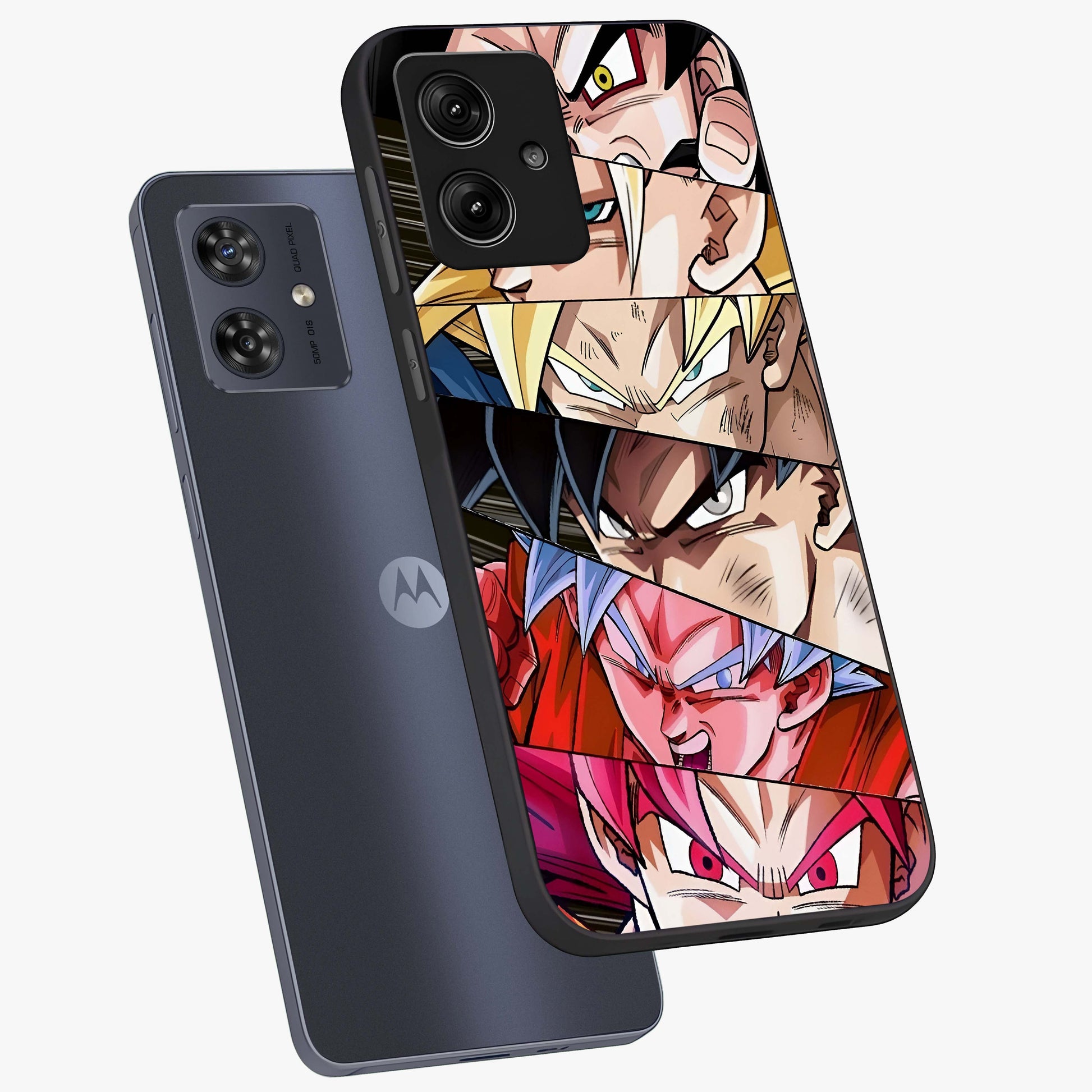 Anime Character Glass Case displayed in angled mockup highlighting colorful anime character illustration.