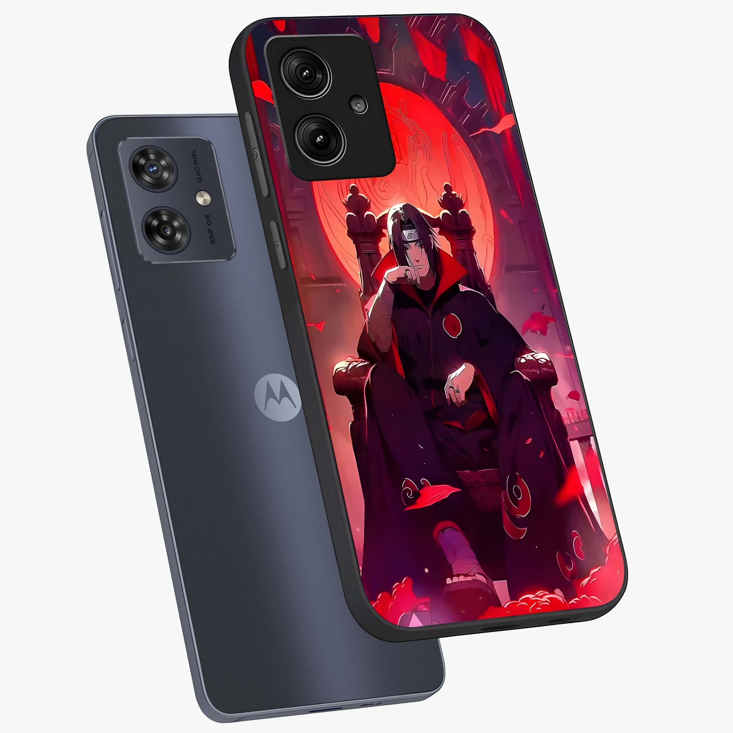 Blood Moon Sovereign Glass Case displayed in angled mockup highlighting dark celestial moon design and dramatic theme.