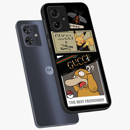Gucci Play Mashup Glass Case displayed in angled mockup highlighting stylish fashion mashup design with bold aesthetic.