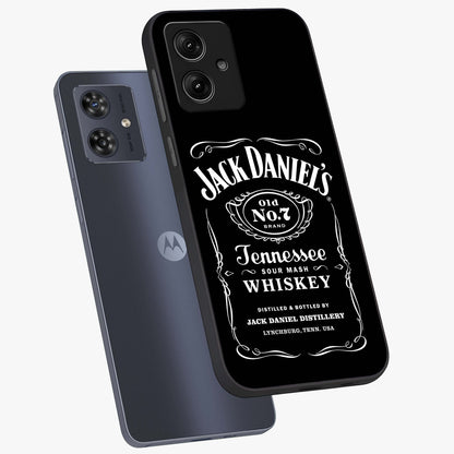 Vintage Whiskey Heritage Glass Case displayed in angled mockup highlighting retro beverage themed design with heritage aesthetic.