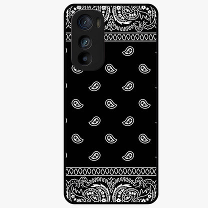 Retro Rebel Threads Glass Case showing flat back view with vintage street style artwork and glossy glass finish.
