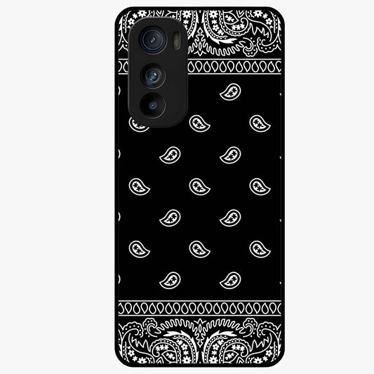 Retro Rebel Threads Glass Case showing flat back view with vintage street style artwork and glossy glass finish.
