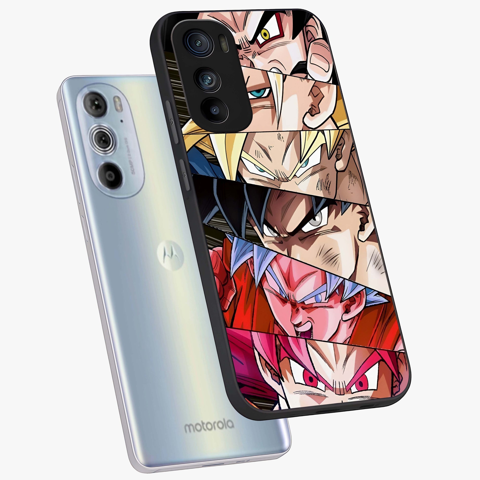 Anime Character Glass Case displayed in angled mockup highlighting colorful anime character illustration.