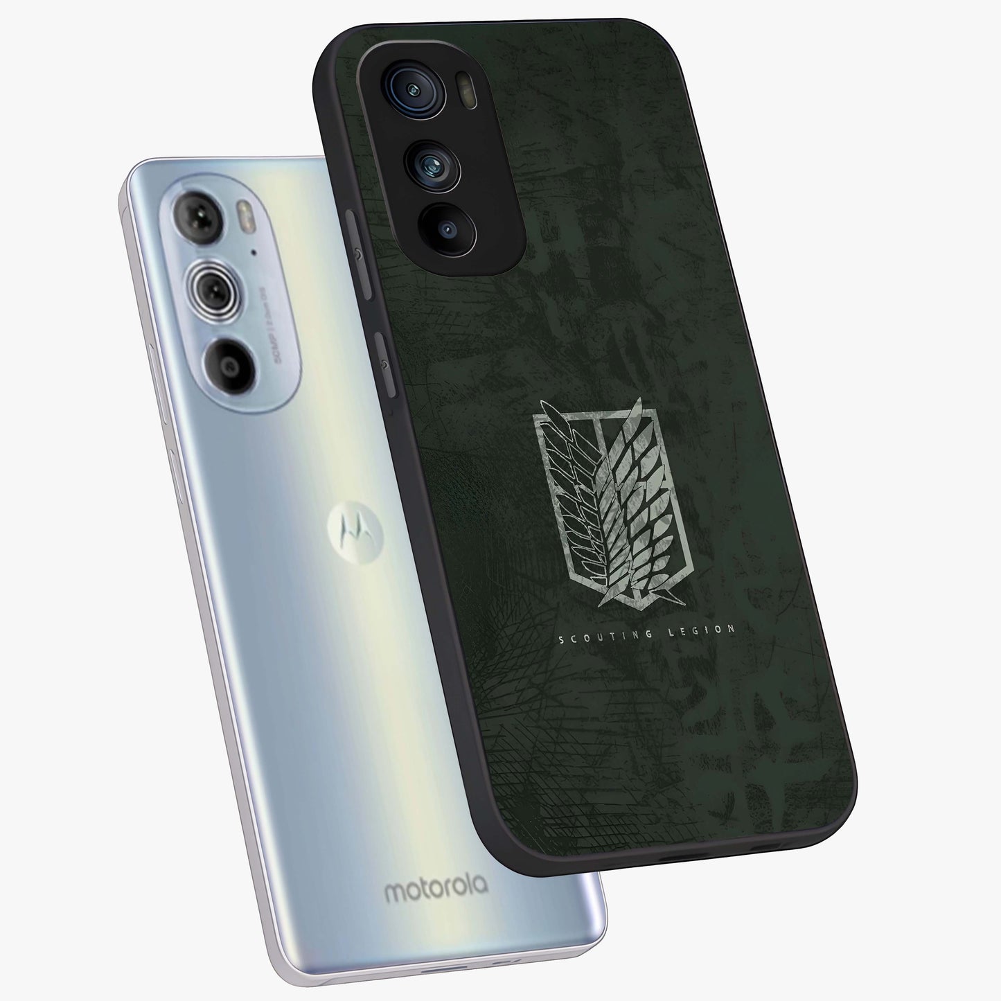 Wings Of Freedom Glass Case displayed in angled mockup highlighting graceful wing design with inspirational aesthetic.