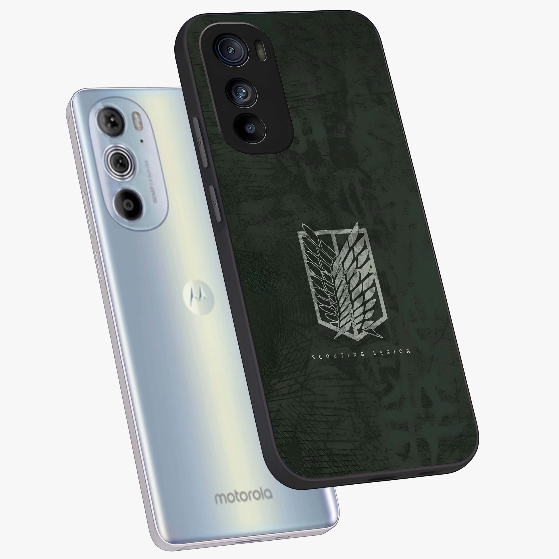 Wings Of Freedom Glass Case displayed in angled mockup highlighting graceful wing design with inspirational aesthetic.