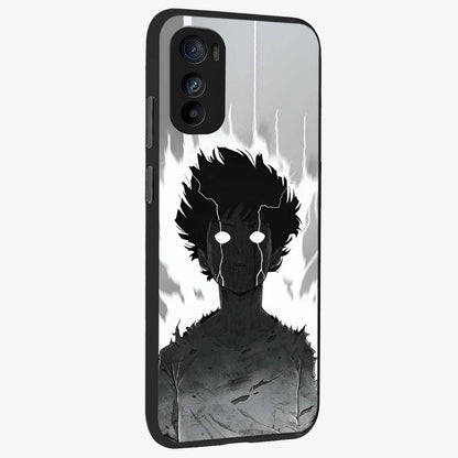 Awakened Inner Rage Glass Case upright view showcasing dramatic artwork with strong expressive aesthetic.