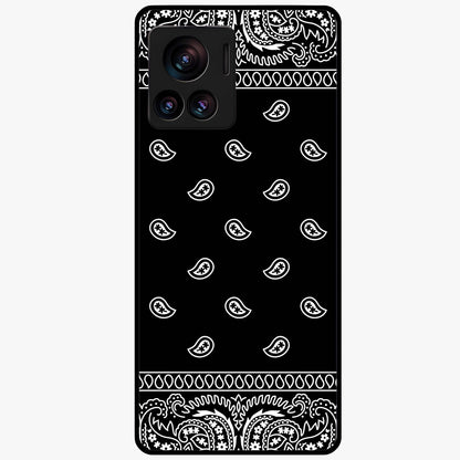 Retro Rebel Threads Glass Case showing flat back view with vintage street style artwork and glossy glass finish.