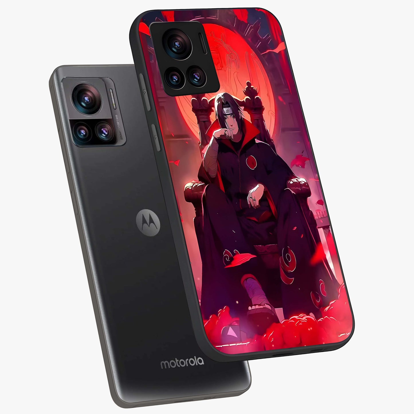 Blood Moon Sovereign Glass Case displayed in angled mockup highlighting dark celestial moon design and dramatic theme.