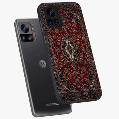 Heritage Carpet Royale Glass Case displayed in angled mockup highlighting intricate royal carpet design with heritage aesthetic.