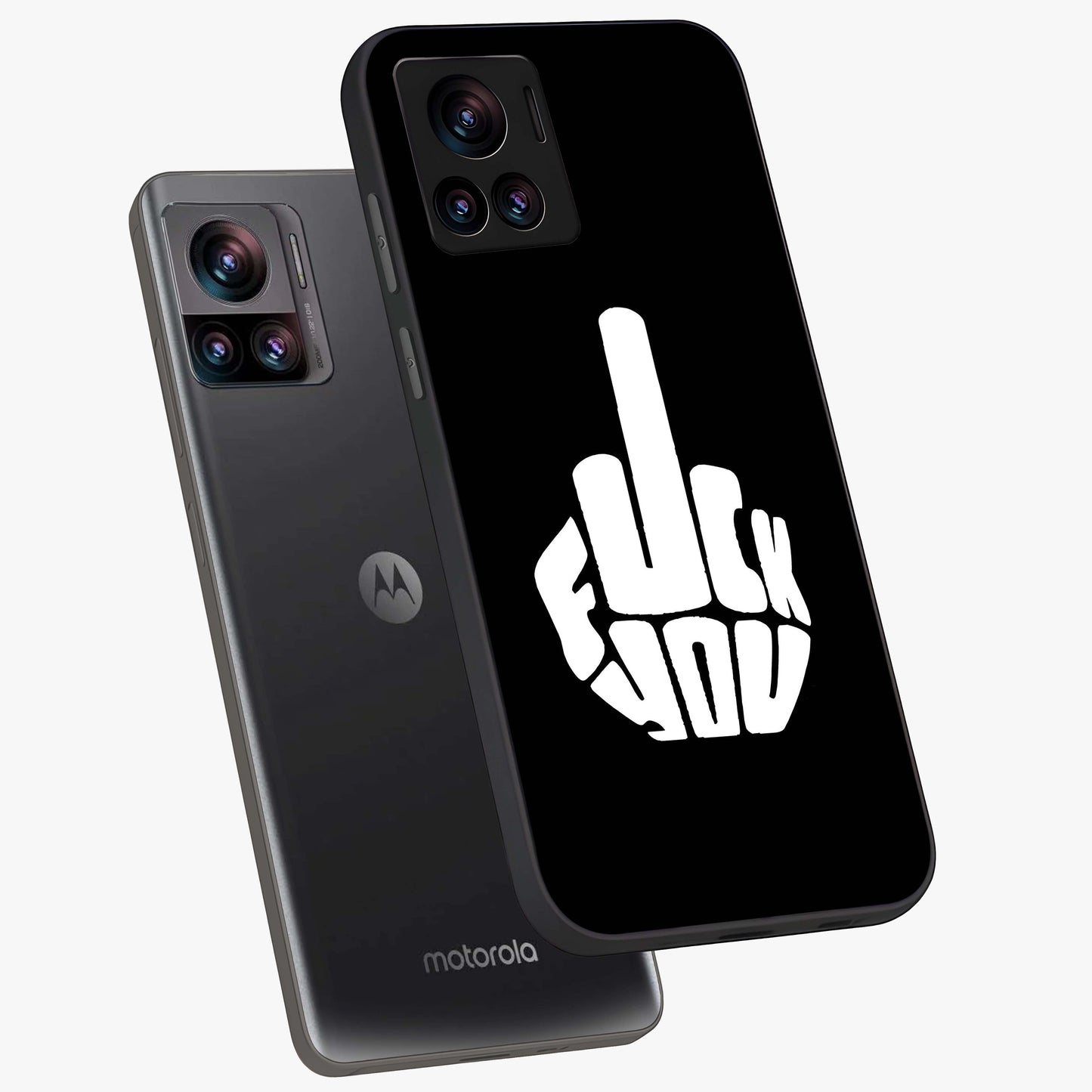 Rebel Mode On Glass Case displayed in angled mockup highlighting edgy text design with modern street aesthetic.