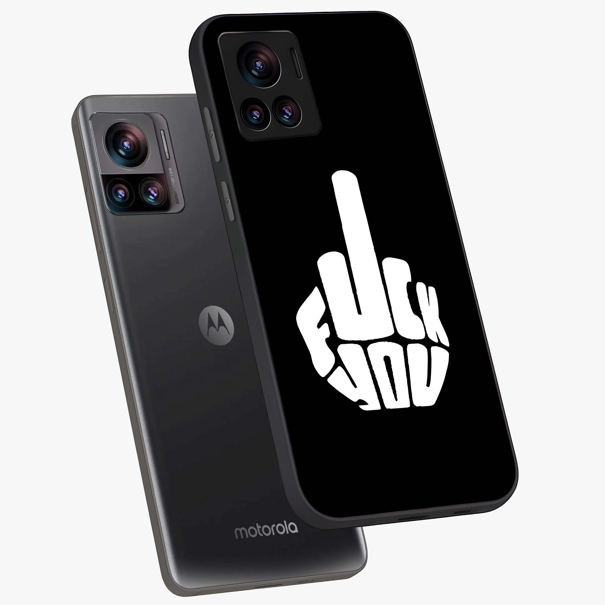 Rebel Mode On Glass Case displayed in angled mockup highlighting edgy text design with modern street aesthetic.