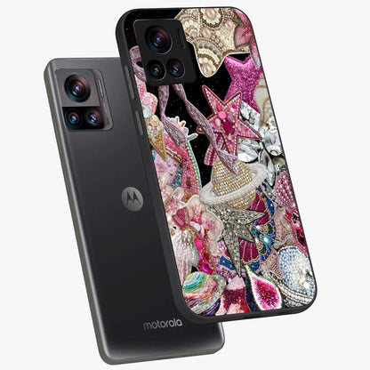 Starlit Jewel Dream Glass Case displayed in angled mockup highlighting glowing celestial jewel design with dreamy aesthetic.