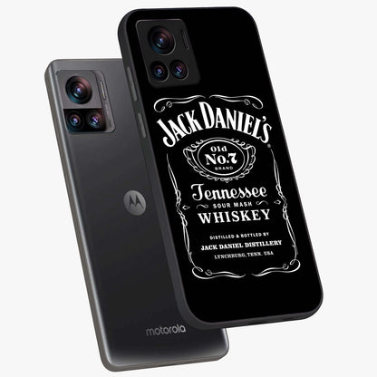 Vintage Whiskey Heritage Glass Case displayed in angled mockup highlighting retro beverage themed design with heritage aesthetic.