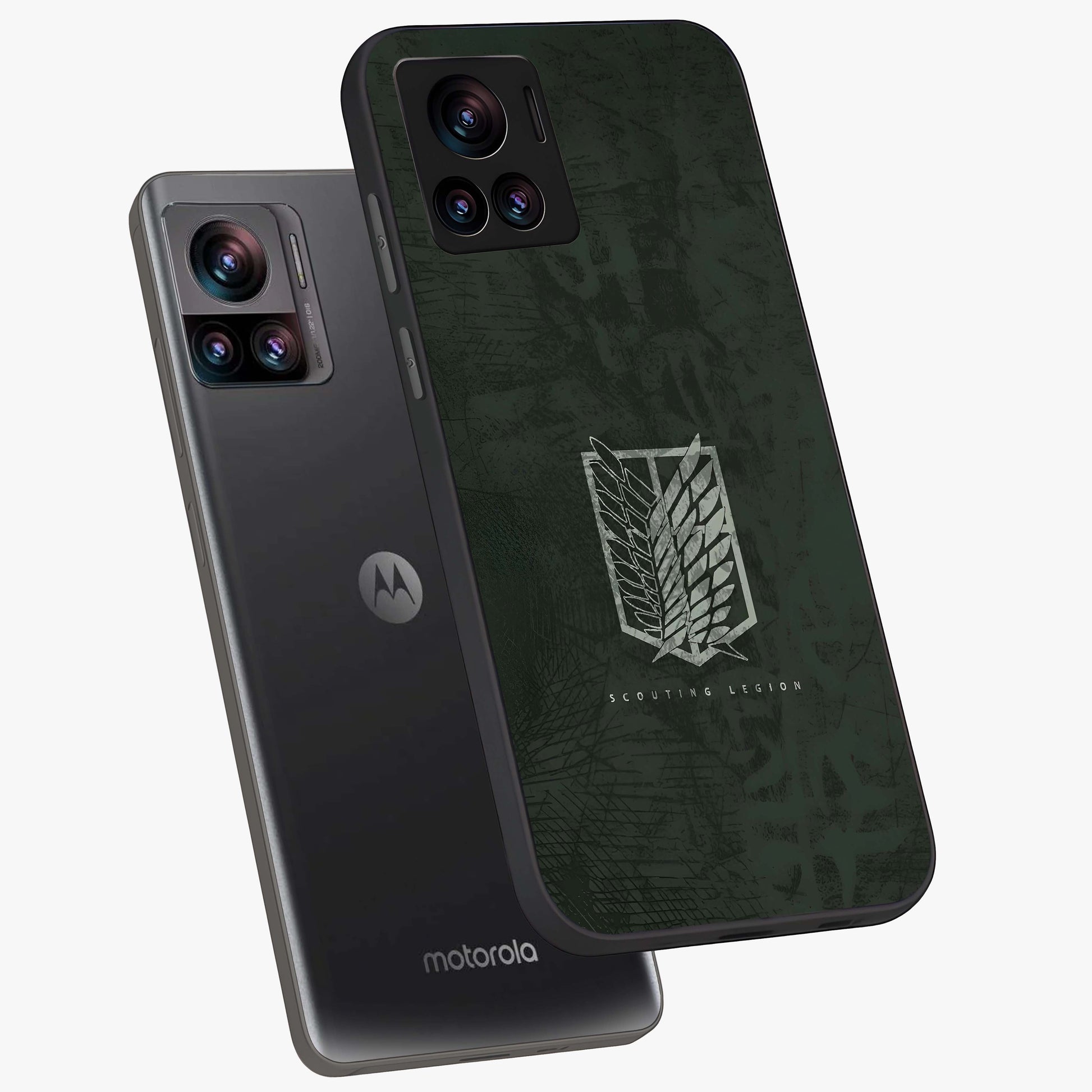 Wings Of Freedom Glass Case displayed in angled mockup highlighting graceful wing design with inspirational aesthetic.