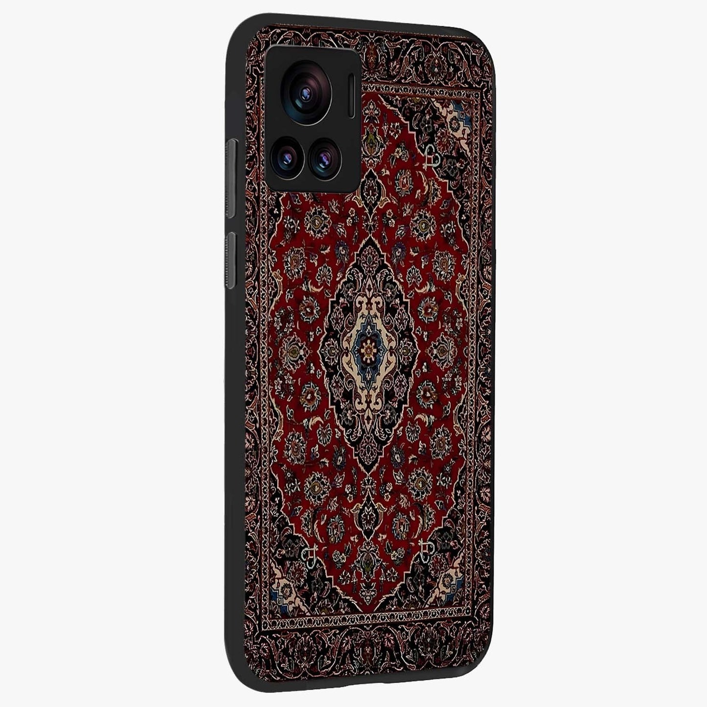 Heritage Carpet Royale Glass Case upright view showcasing detailed ornamental artwork with luxurious traditional theme.