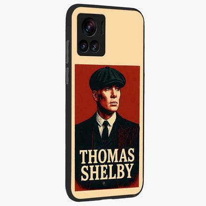 Vintage Mafia Authority Glass Case upright view showcasing dramatic vintage artwork with iconic authority theme.