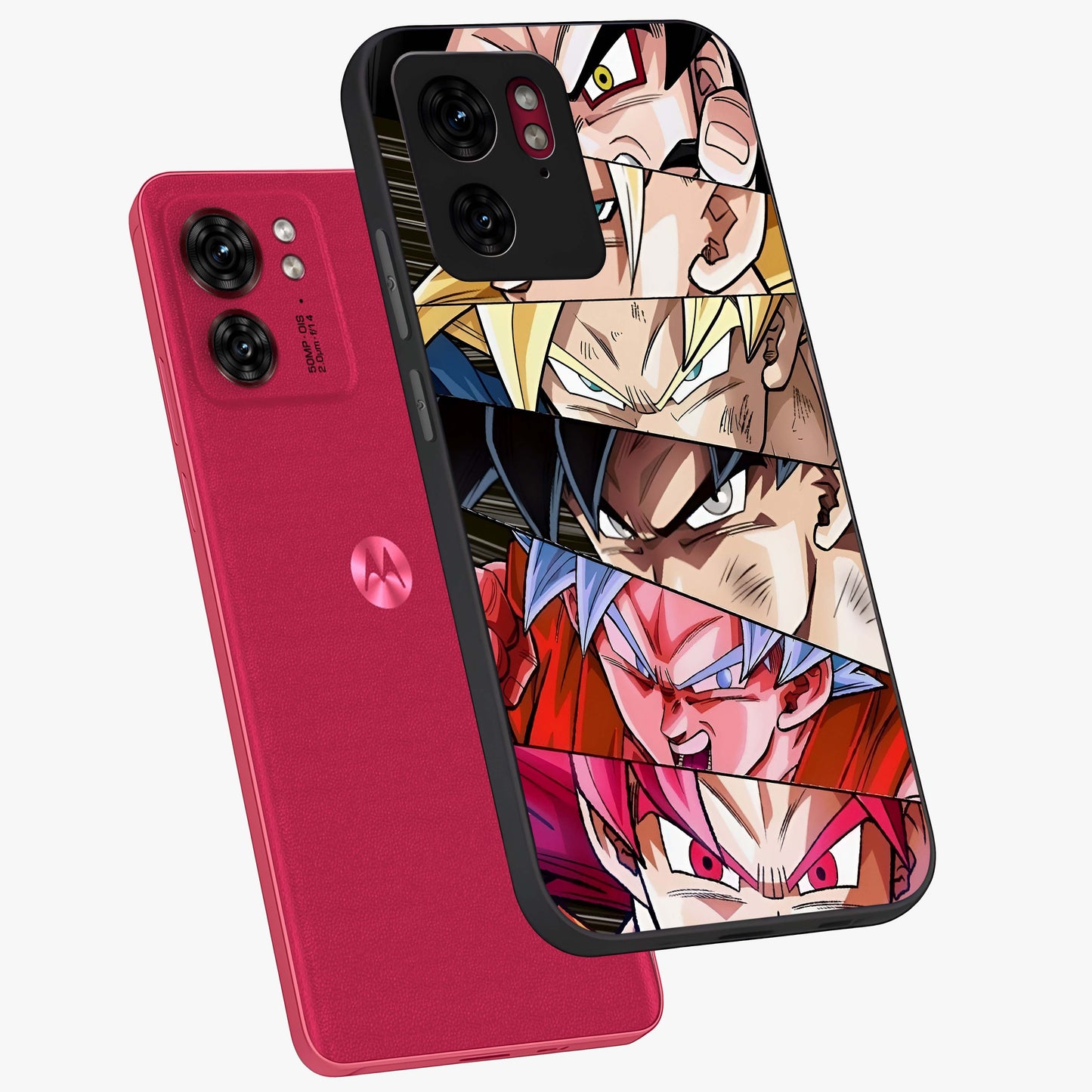 Anime Character Glass Case displayed in angled mockup highlighting colorful anime character illustration.