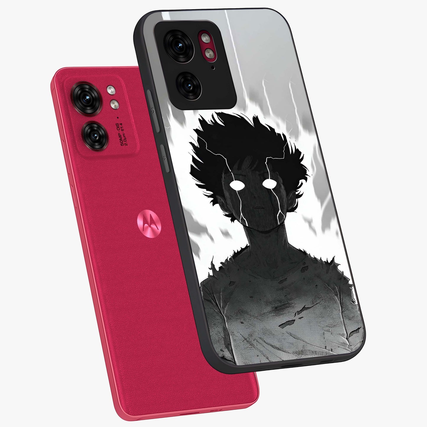 Awakened Inner Rage Glass Case displayed in angled mockup highlighting powerful graphic design and bold artistic theme.