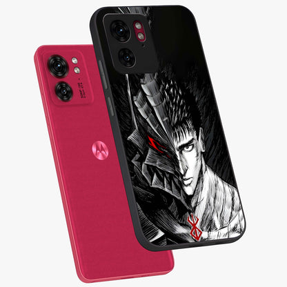 Berserker Blood Oath Glass Case displayed in angled mockup highlighting dark fantasy graphic design and powerful theme.