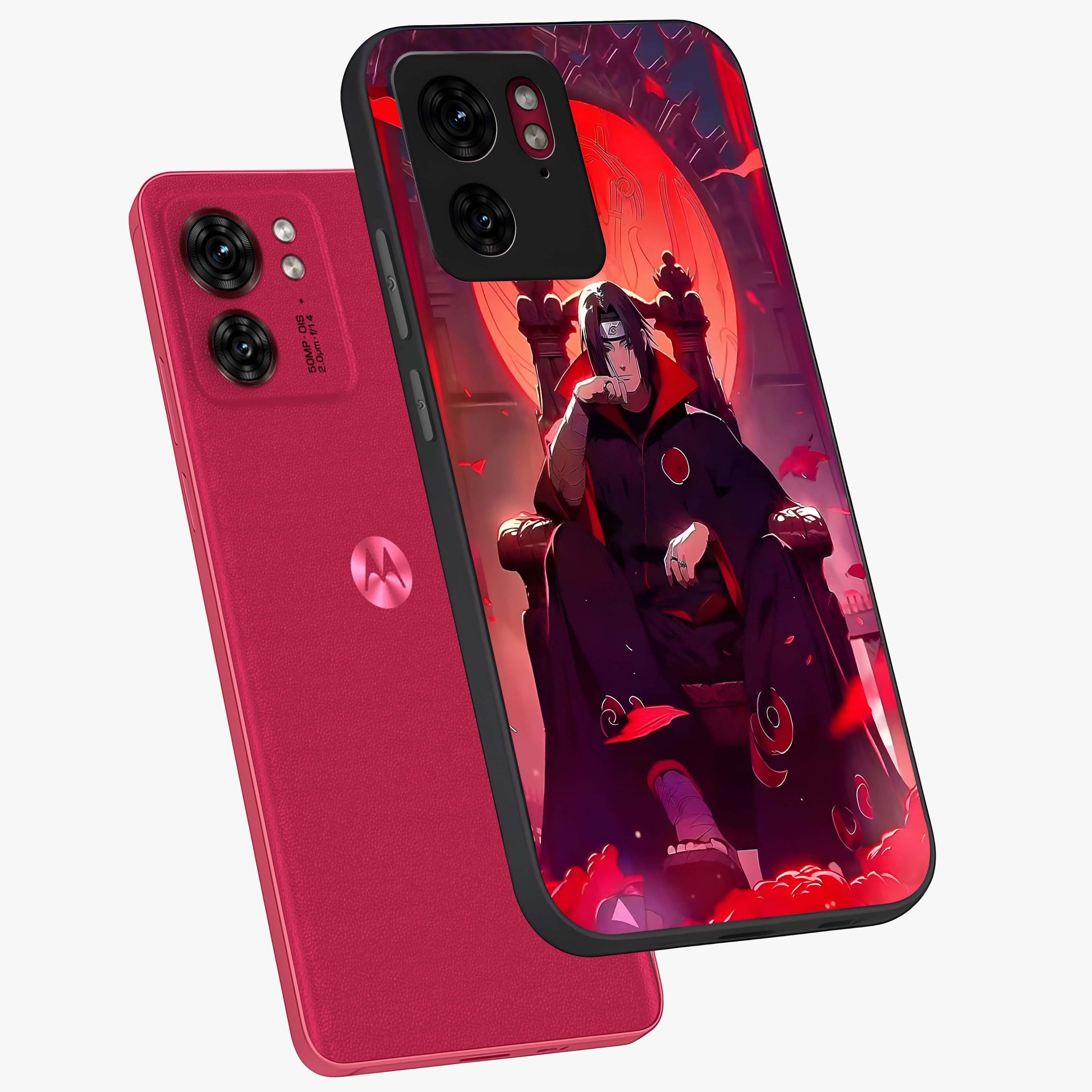 Blood Moon Sovereign Glass Case displayed in angled mockup highlighting dark celestial moon design and dramatic theme.