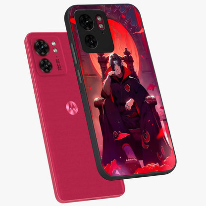 Blood Moon Sovereign Glass Case displayed in angled mockup highlighting dark celestial moon design and dramatic theme.