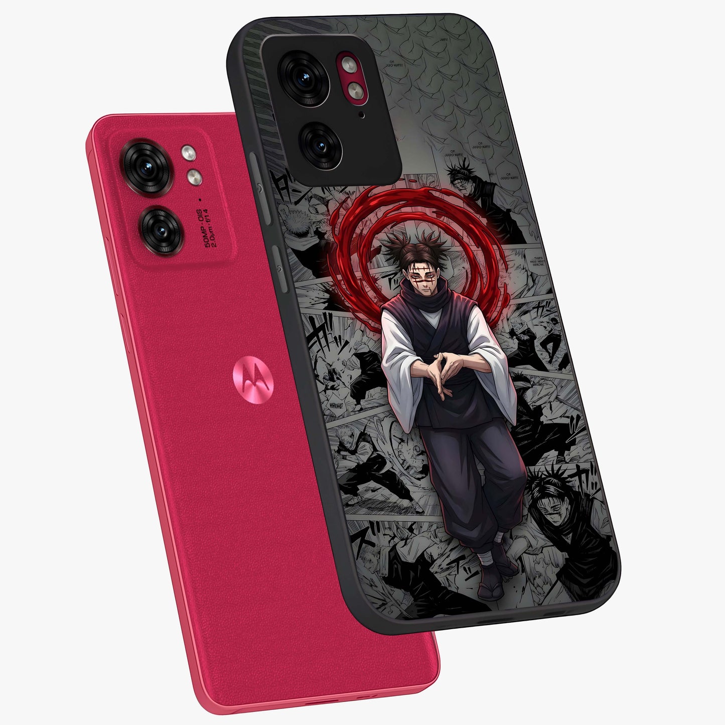 Cursed Ritual Ascension Glass Case displayed in angled mockup highlighting mystical ritual illustration with supernatural aesthetic.