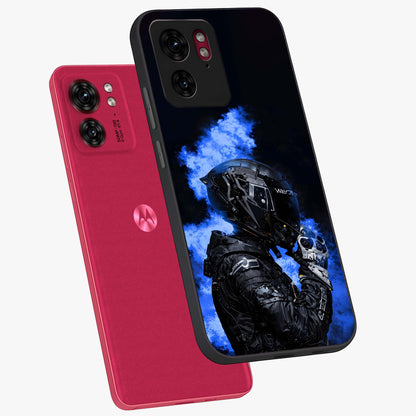 Cyber Sentinel Protocol Glass Case displayed in angled mockup highlighting digital cyber design with sci-fi aesthetic style.